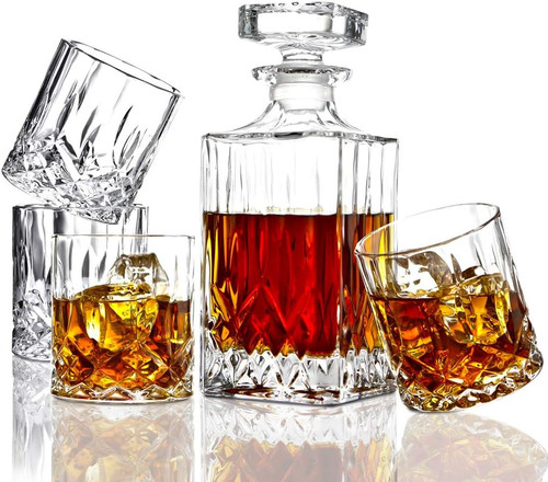 5pc italian crafted crystal - italian,
