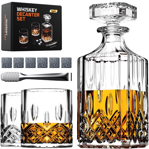 Whiskey decanter set - whiskey,